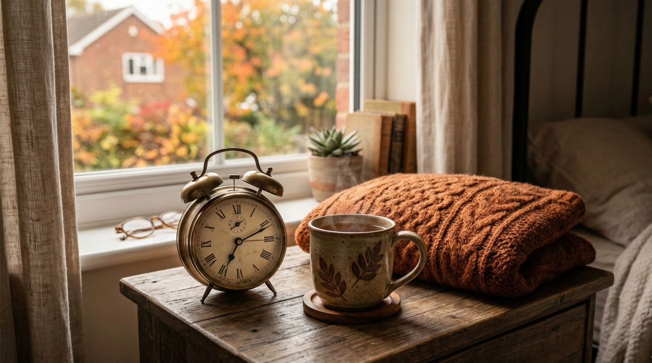 A vintage alarm clock representing when Daylight Saving Time ends in November 2026